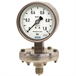 Diaphragm pressure gauge for the process industry